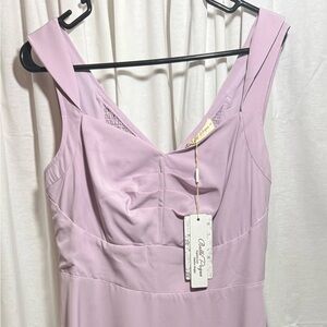 Belle Pogue Retro 50s Styled Dress Size Large Lilac color NWT